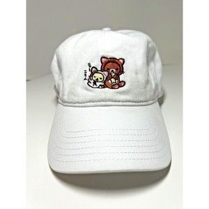 Rilakkuma San-X Co Hat Embroidered White Snapback Adjustable Cap 2018